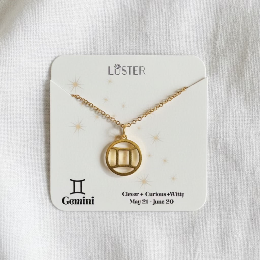 Zodiac Pendant Necklace