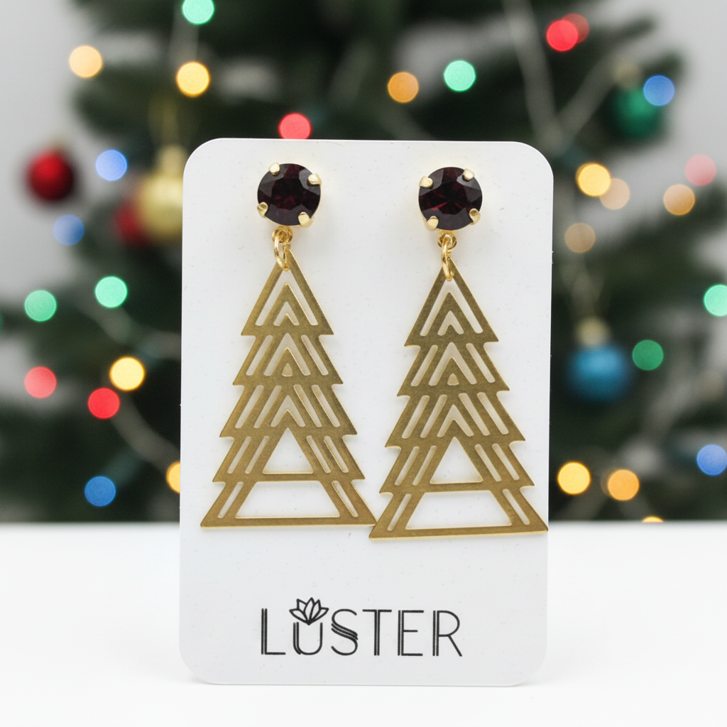 Holiday Tree Earrings