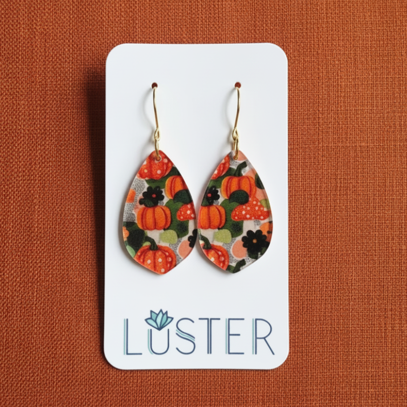 Fall Harvest Teardrop Earrings