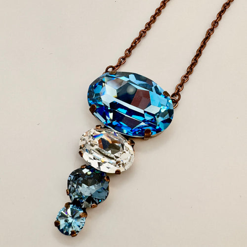 Oval Crystal Pendant