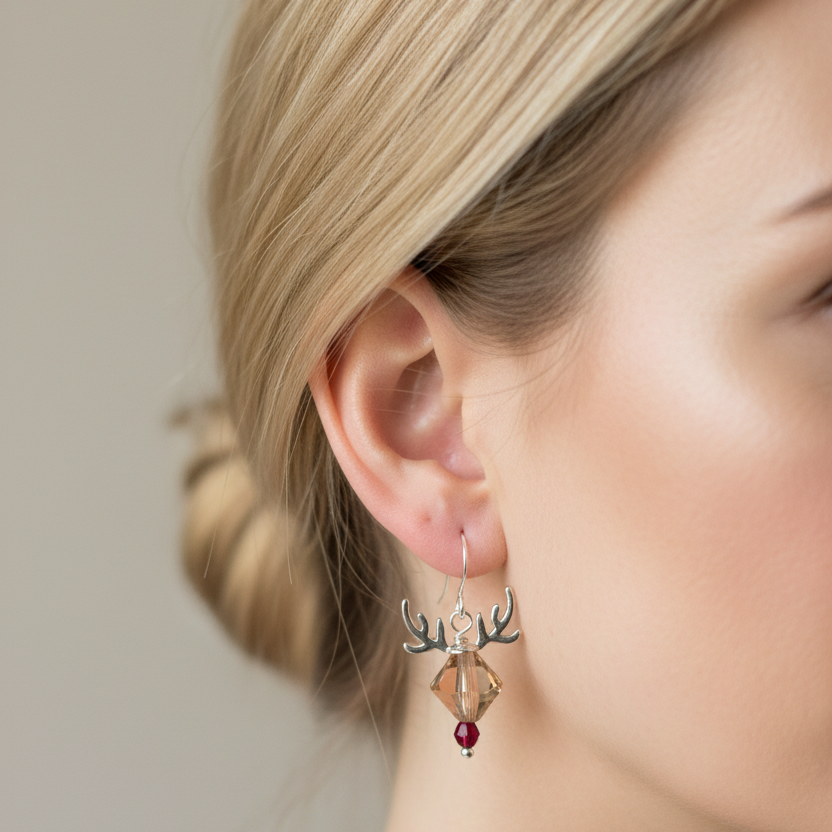 Reindeer Earrings