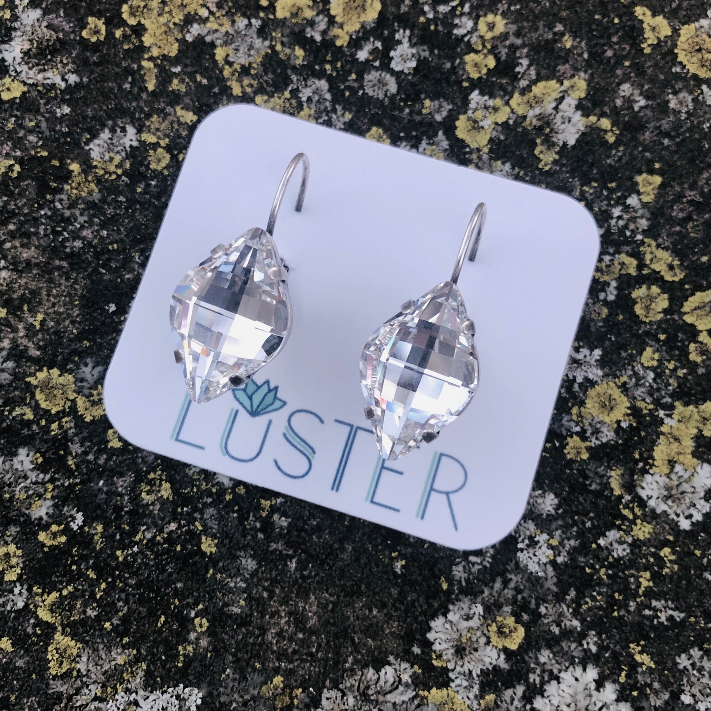 Crystal Lemon Earrings