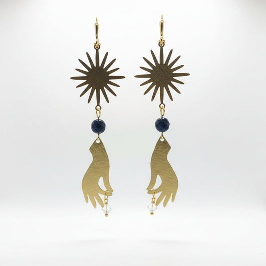 Catch a Falling Star Lightweight Statement Earrings