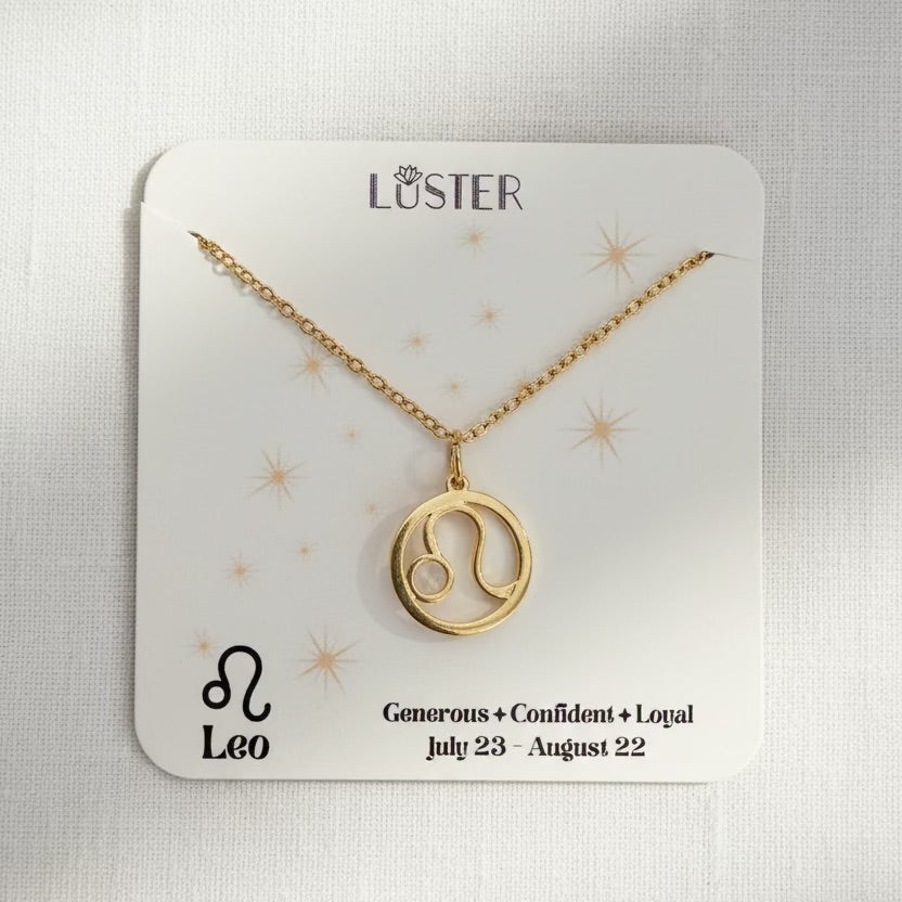 Zodiac Pendant Necklace