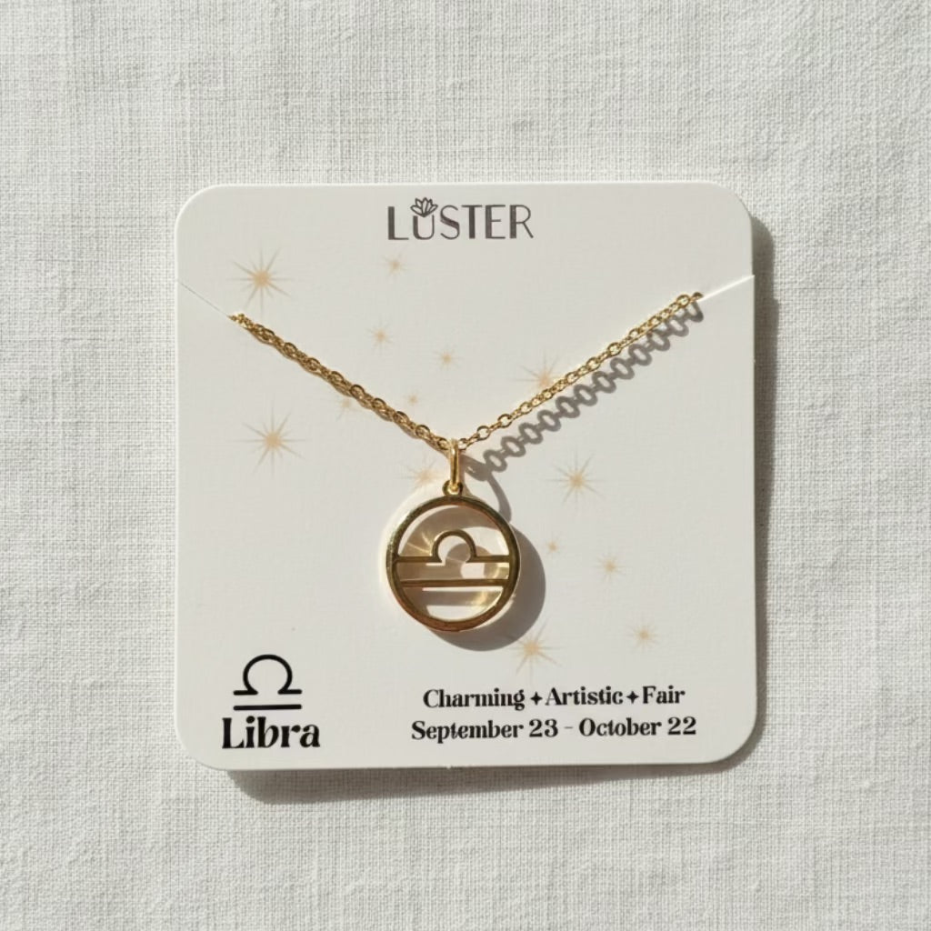 Zodiac Pendant Necklace