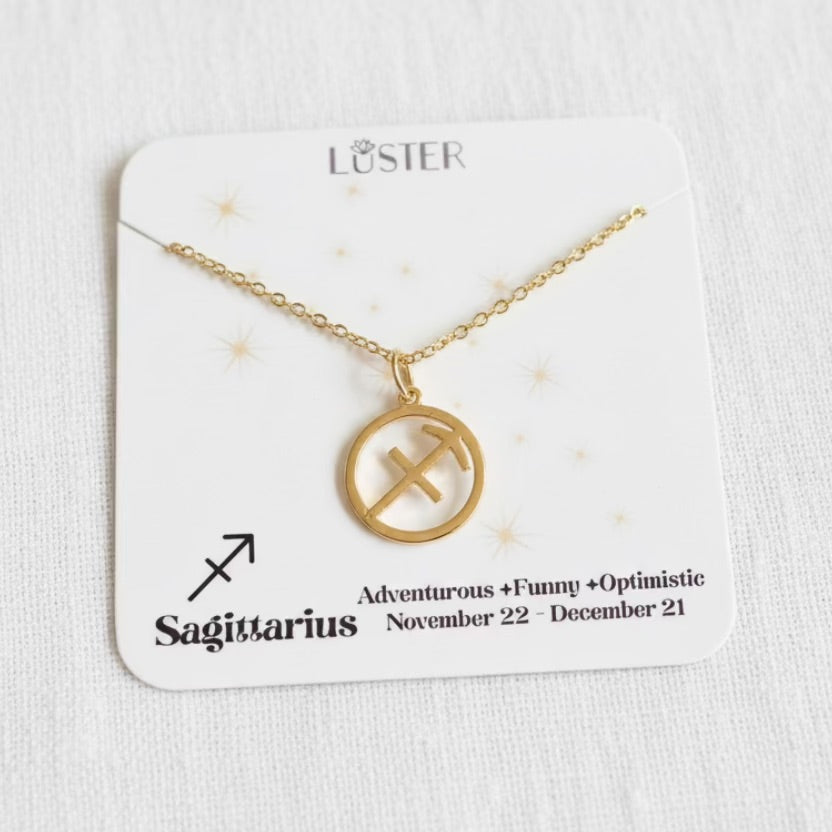 Zodiac Pendant Necklace
