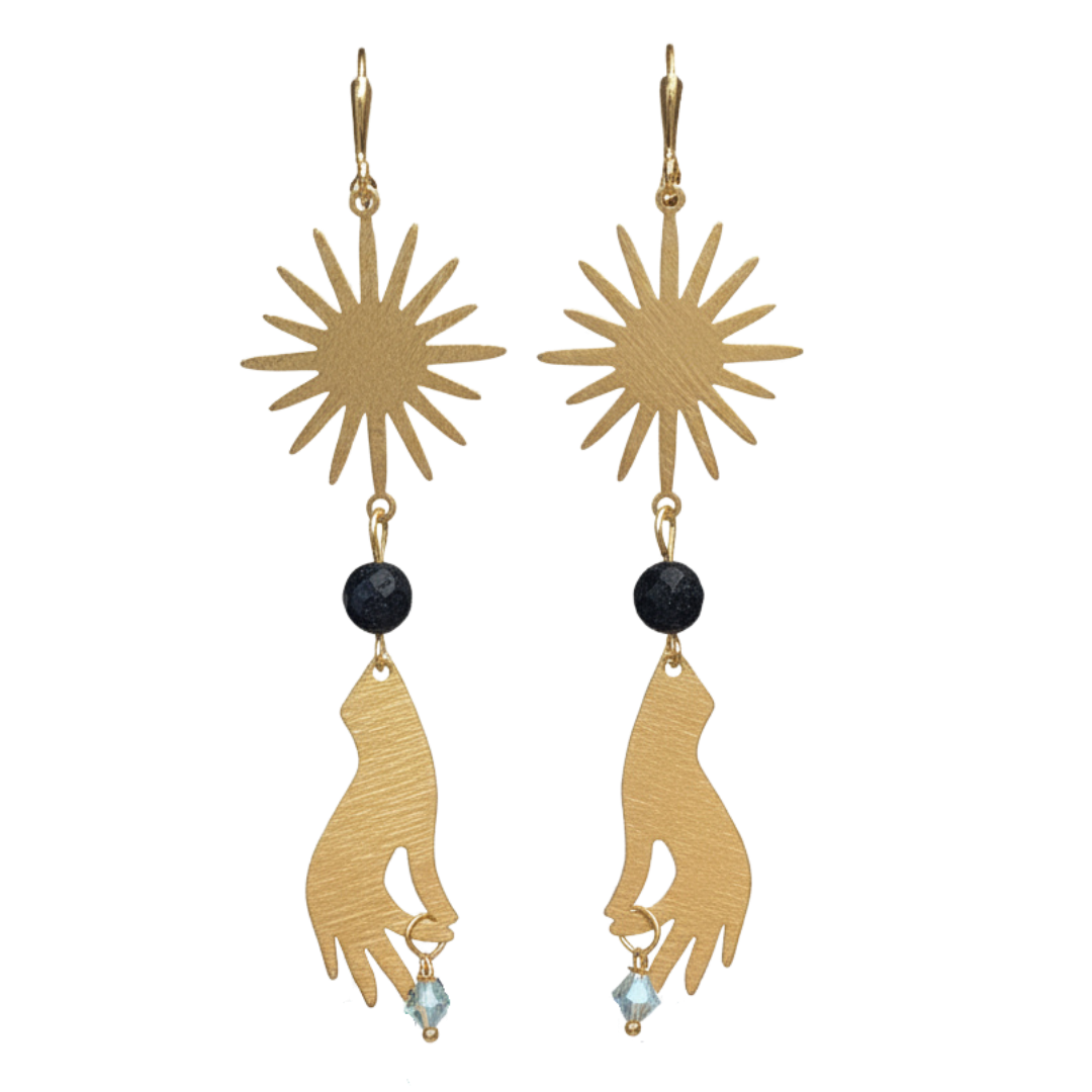 Catch a Falling Star Lightweight Statement Earrings