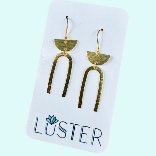 Everyday Brass Earrings