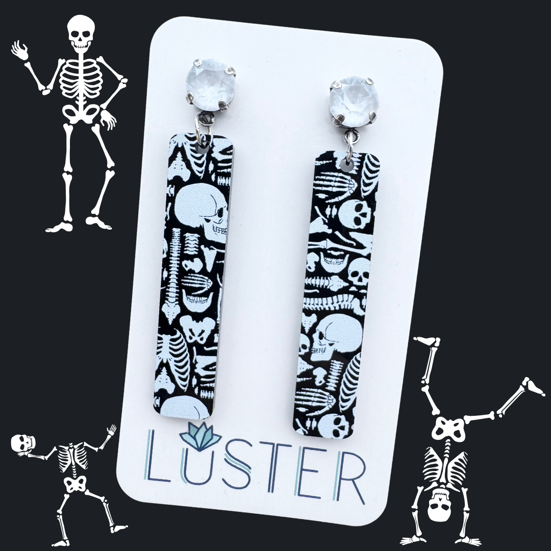Spooky Skeleton Earrings