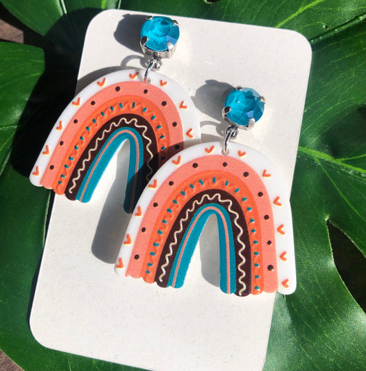 Springtime Rainbow Earrings