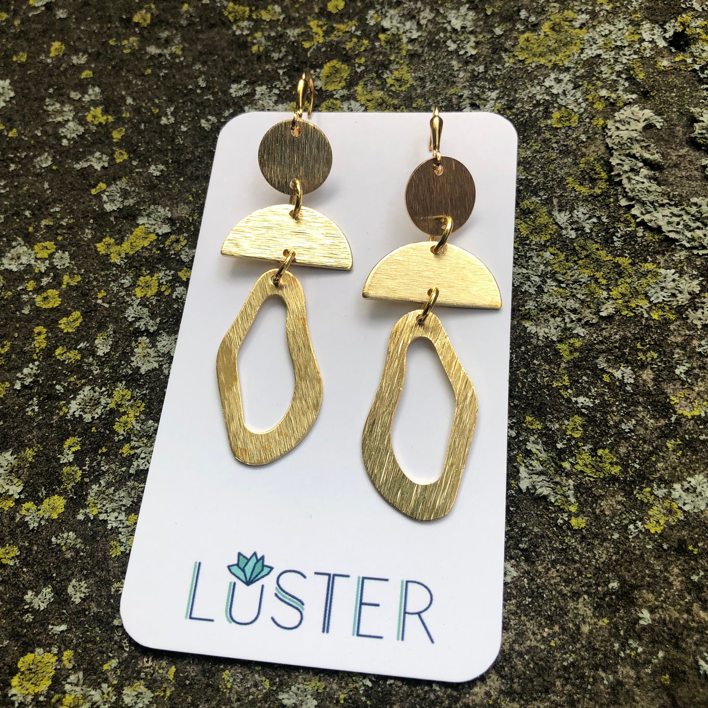 Brass Dangle Earrings