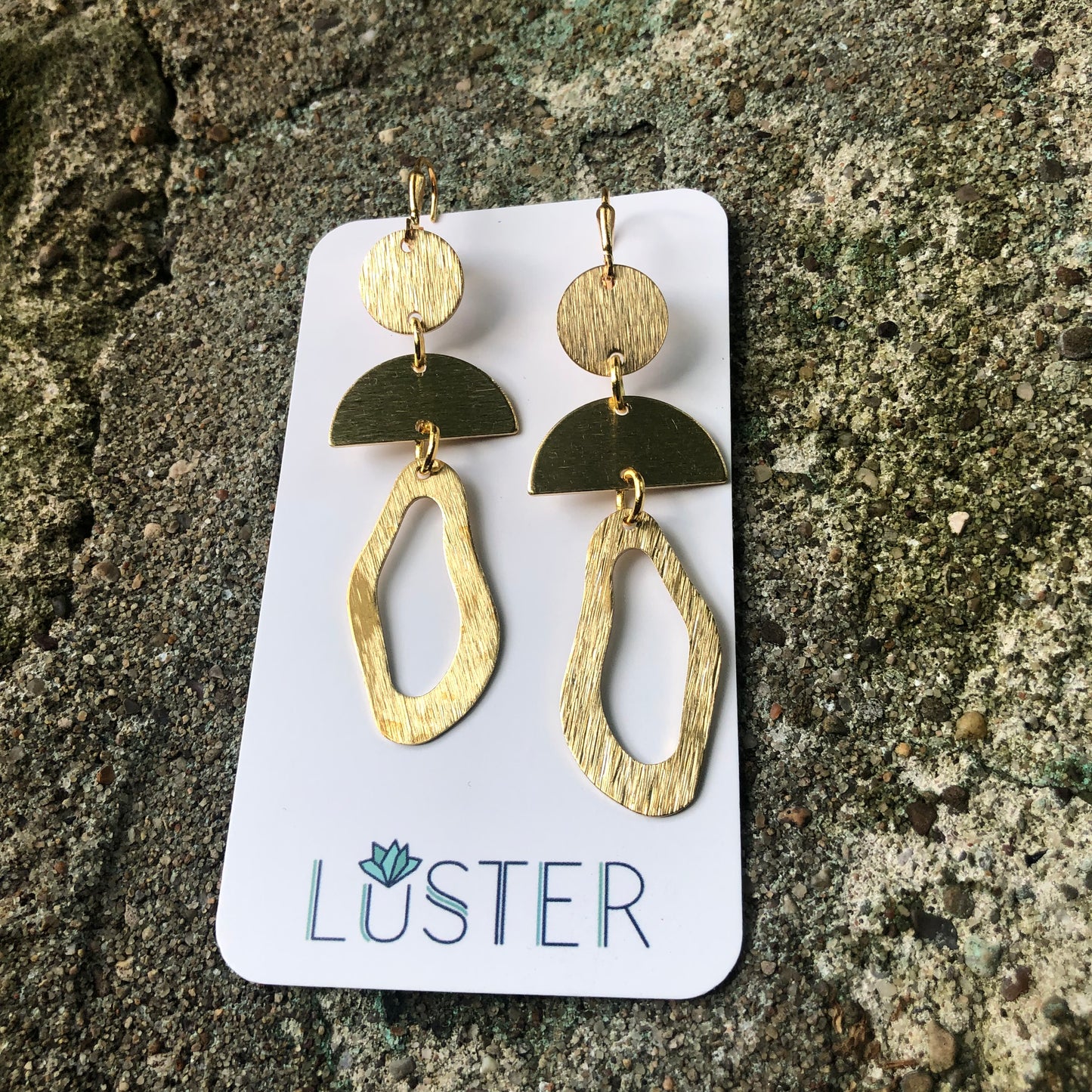 Brass Dangle Earrings