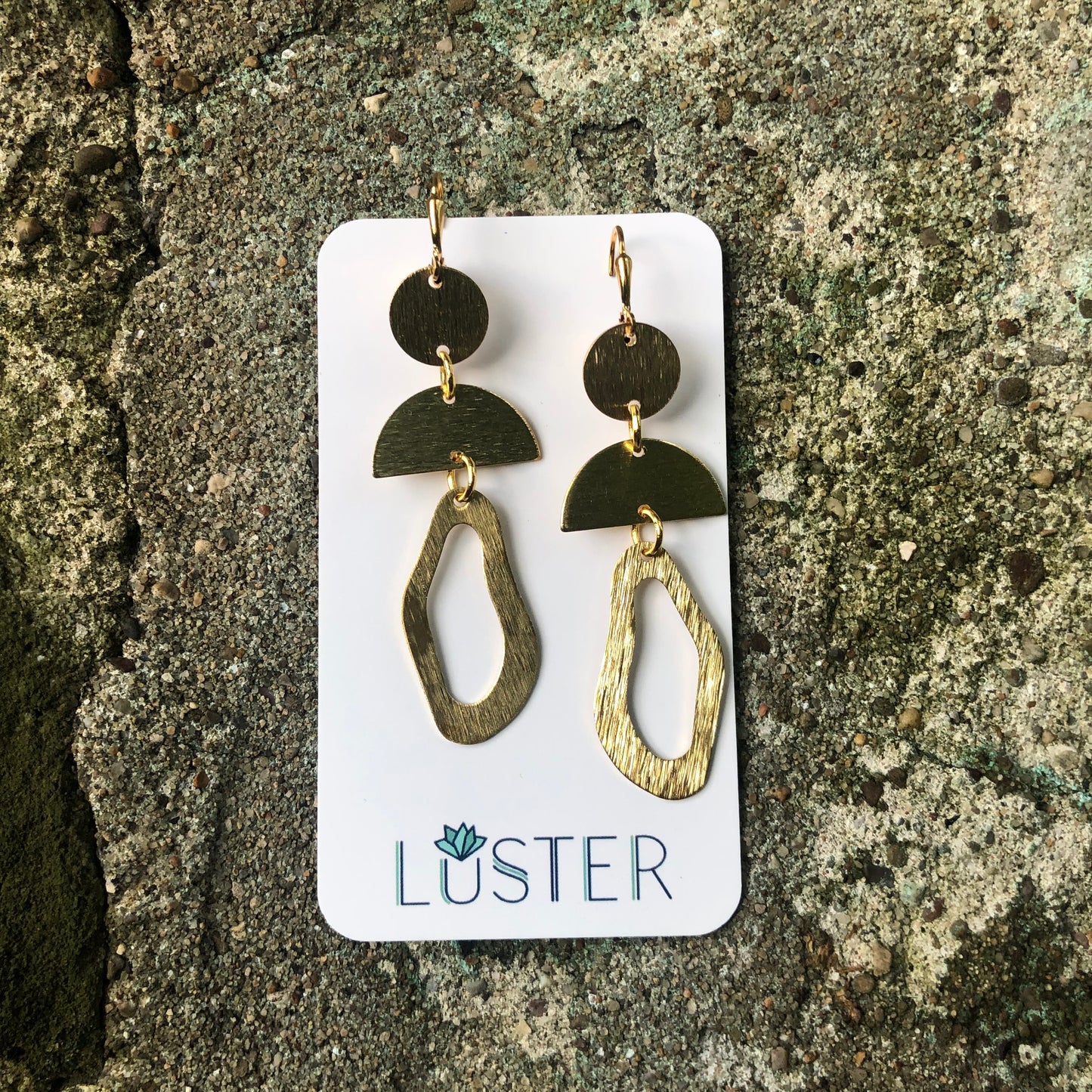 Brass Dangle Earrings