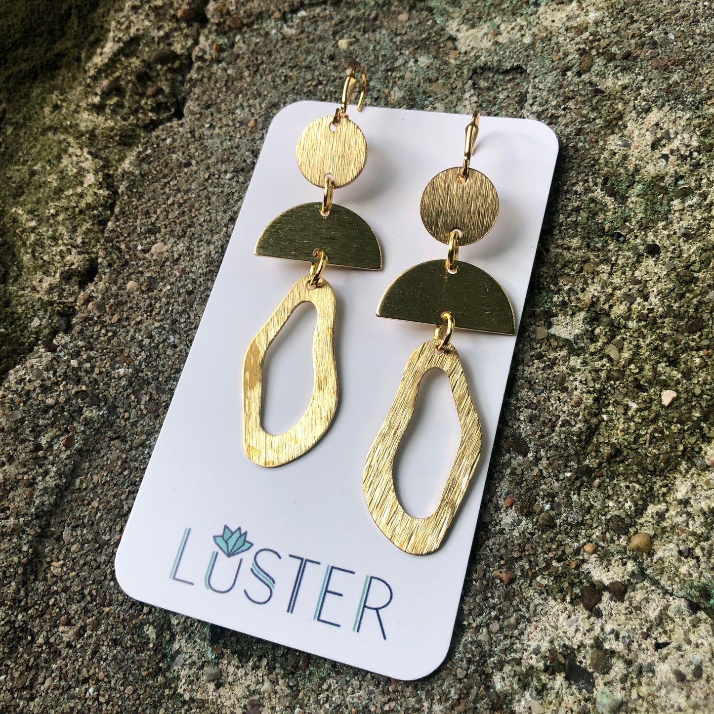 Brass Dangle Earrings