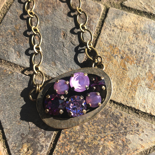 Purple Cloud Necklace