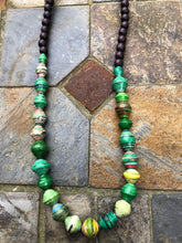 Paper + Wood Necklace