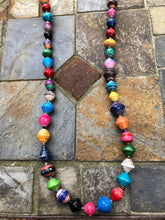 Multicolored Paper Necklace