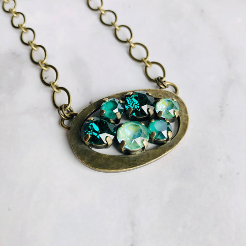 Green Cloud Necklace