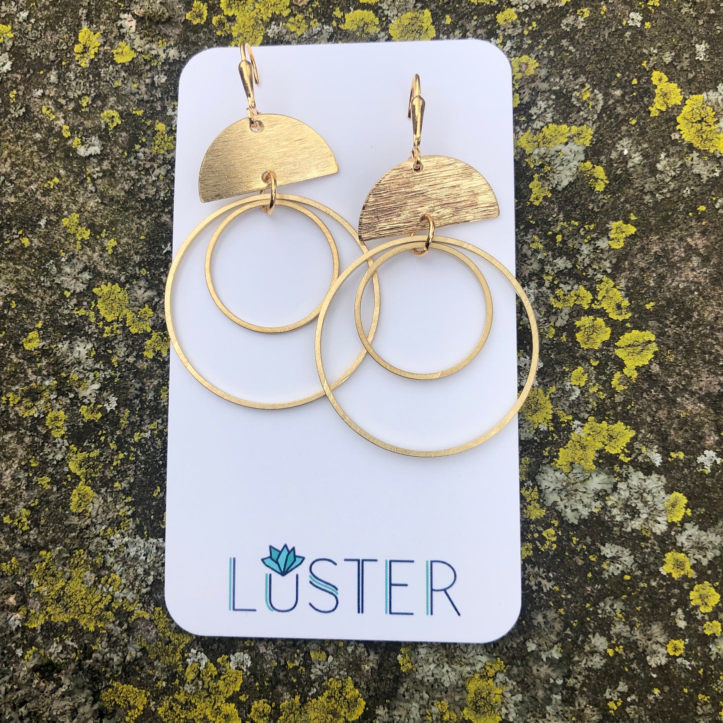 Everyday Brass Hoop Earrings