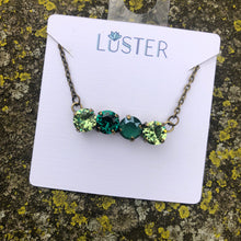 Multicolored Quartet Bar Necklace