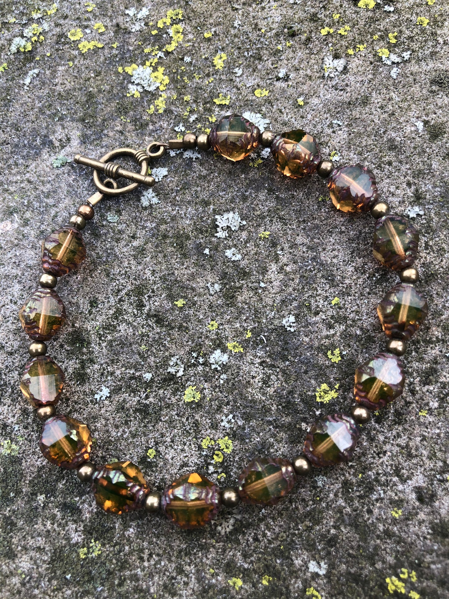 Brown Glass Bracelet