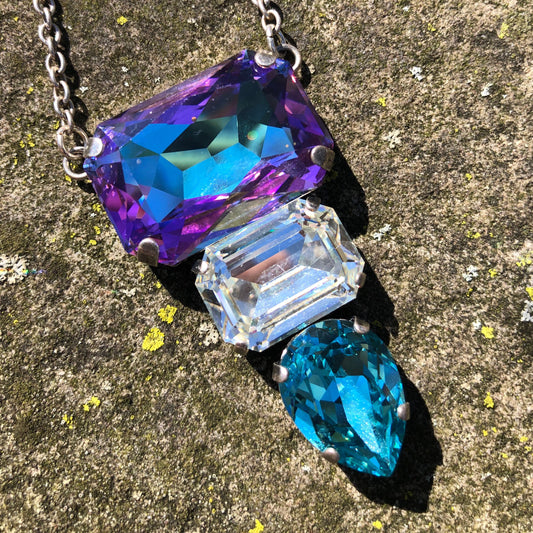 Octagon Crystal Pendant