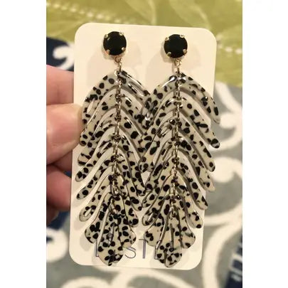 Long Leaf Earrings