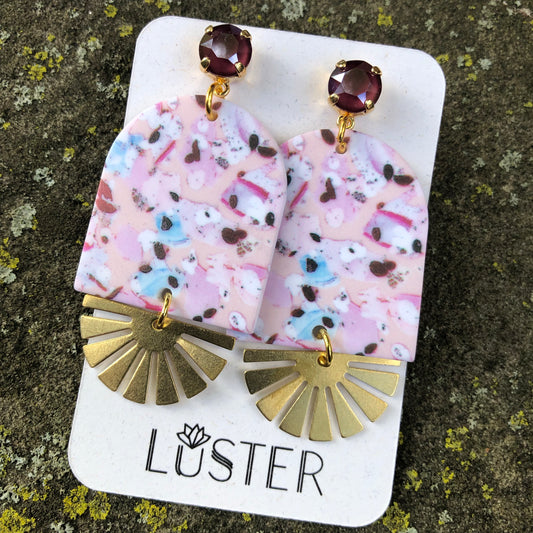 Terrazzo Drop Earrings